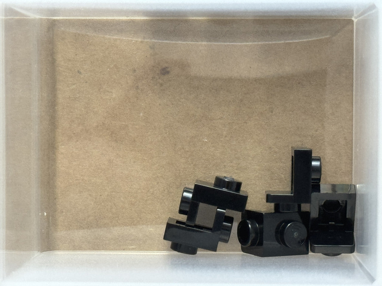 LEGO Parts - Black Bracket 1 x 1 - 1 x 1 - No 36841 - QTY 5