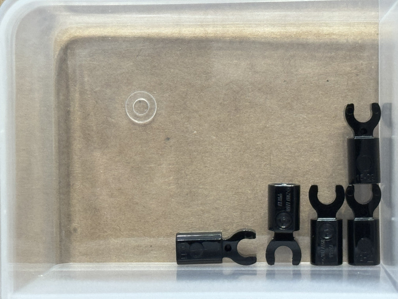 LEGO Parts - Black Bar Holder with Clip - No 11090 - QTY 5