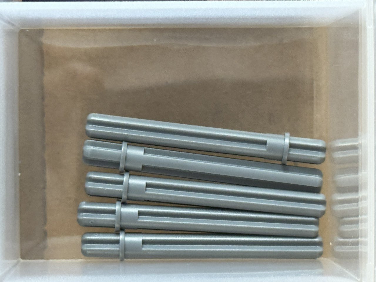 LEGO Parts - Dark Bluish Gray Technic, Axle 5.5L with Stop - No 32209 - QTY 5