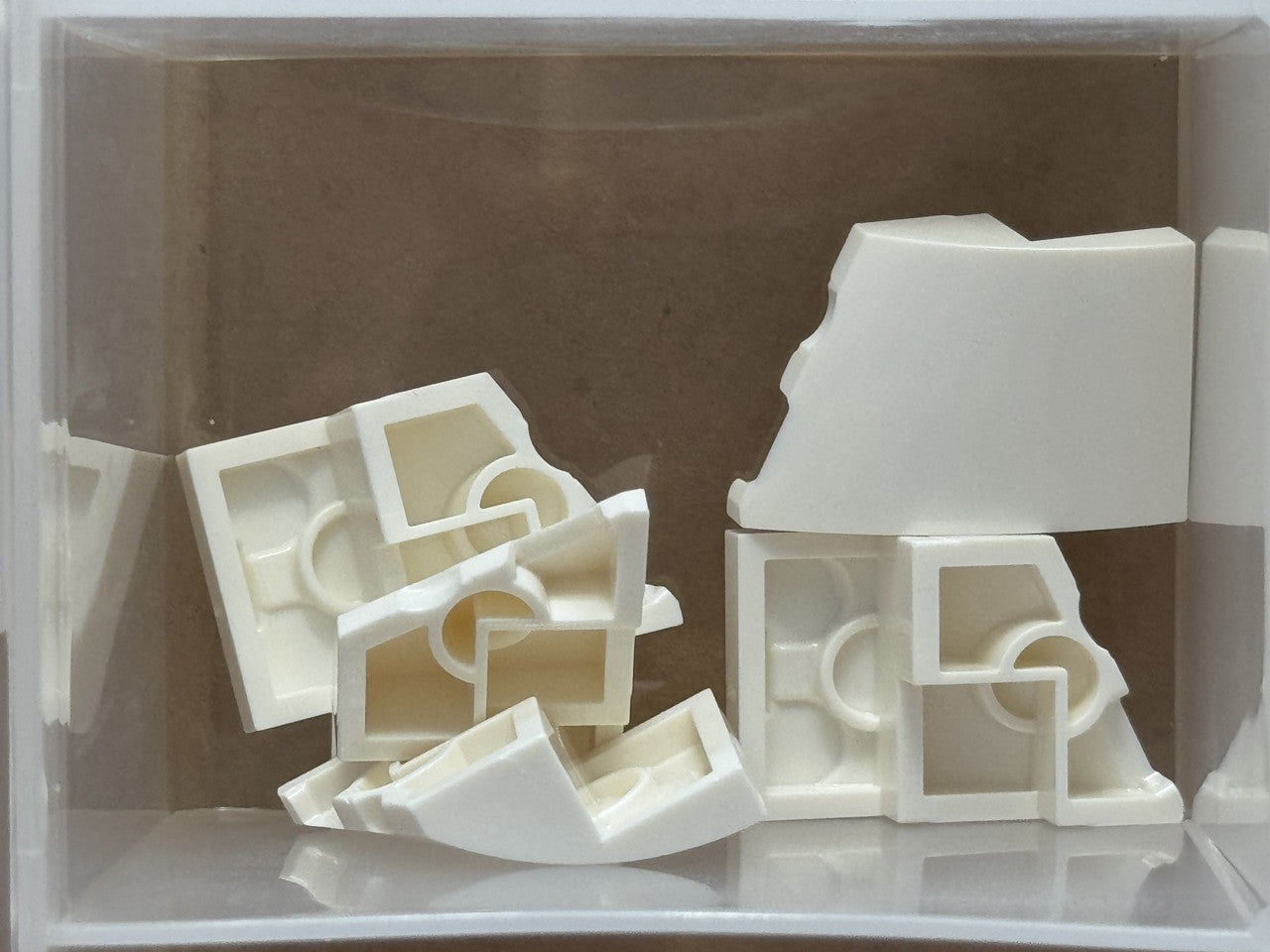LEGO Parts - White Wedge 3 x 2 Right No Studs - No 80178 - QTY 5