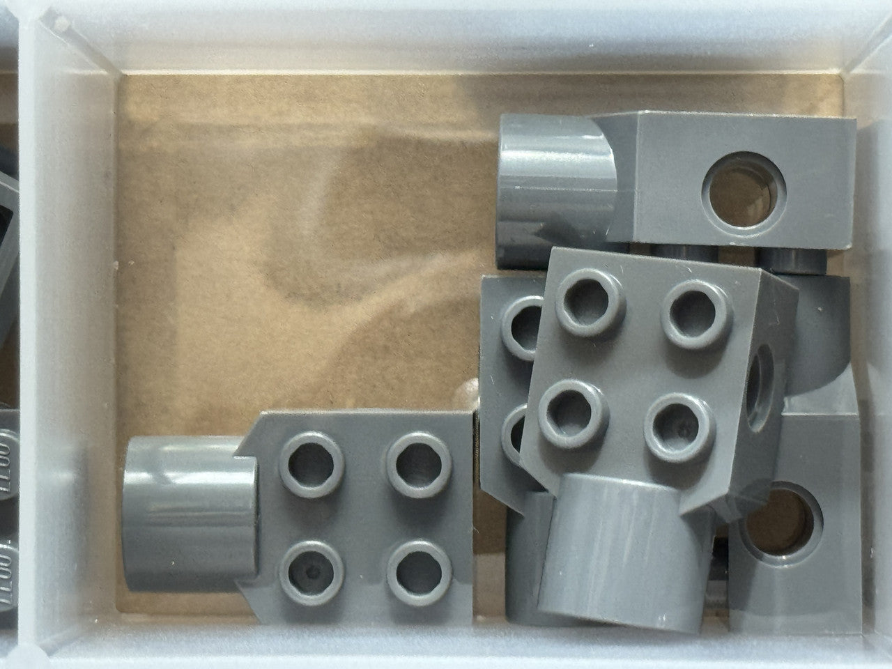 LEGO Parts - Dark Bluish Gray Technic Brick 2 x 2 Hole Socket - No 48169 - QTY 5