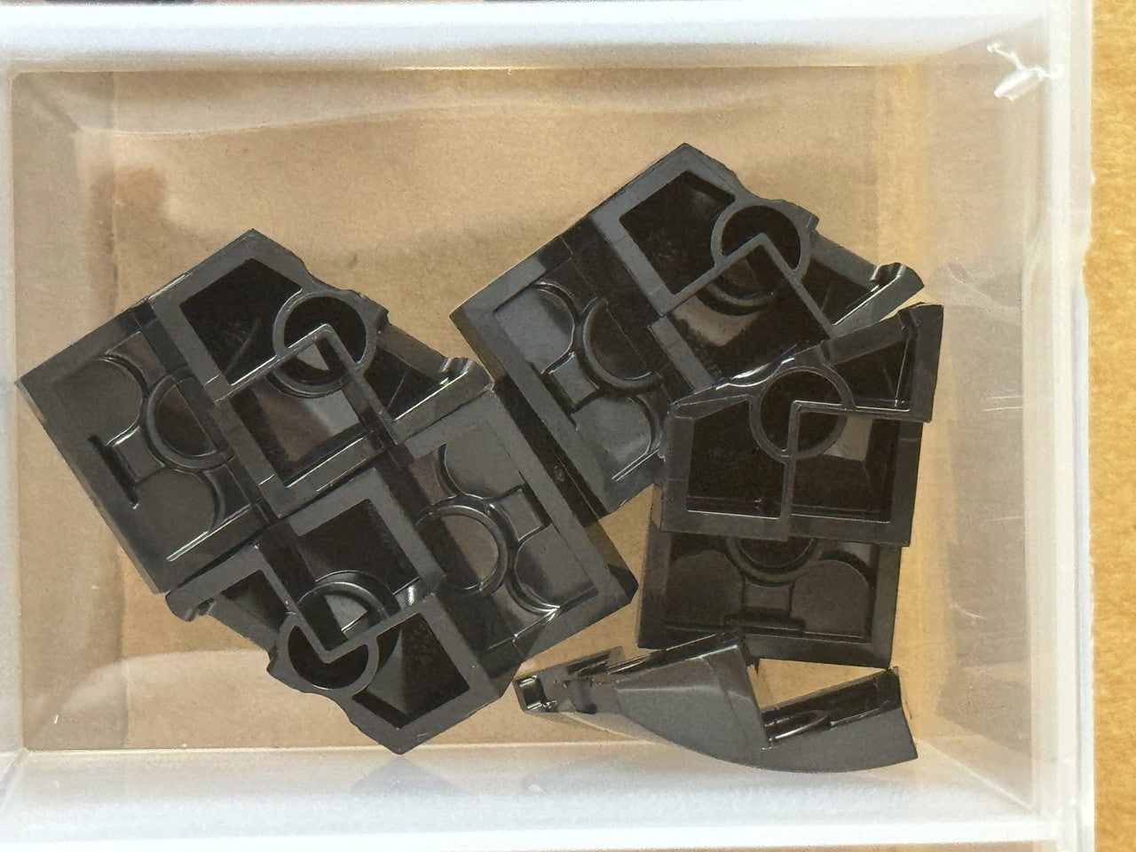 LEGO Parts - Black Wedge 3 x 2 Right No Studs - No 80178 - QTY 5
