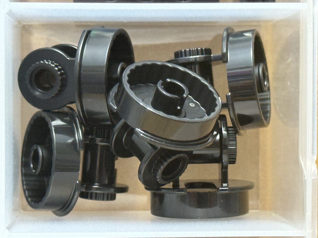 LEGO Parts - Black Technic Rotation Joint Disk 2 Rotation - No 79505 - QTY 5