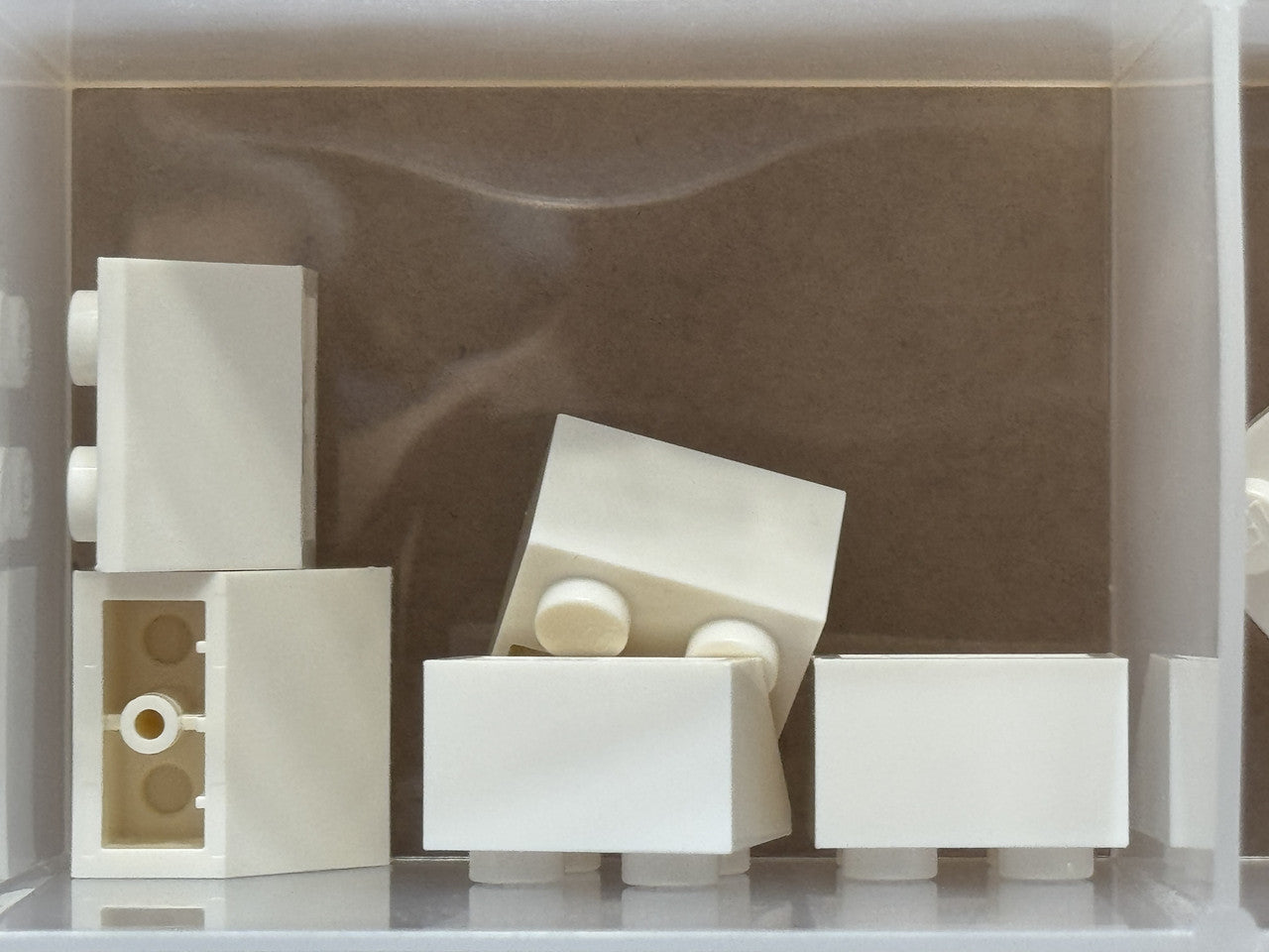 LEGO Parts - White Slope, Inverted 45 2 x 2 - No 76959 - QTY 5