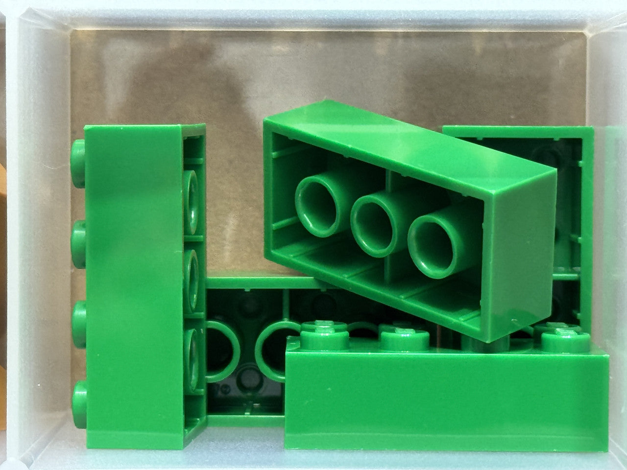 LEGO Parts - Green Brick 2 x 4 - No 3001 - QTY 5