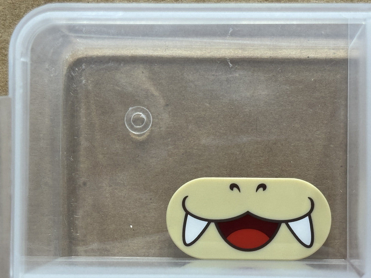 LEGO Parts - Tan Tile, Round 2 x 4 Oval Mario Larry Face - No 66857pb003 - QTY 1