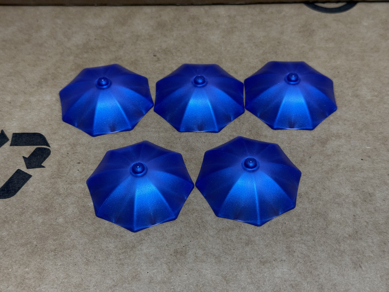 LEGO Parts - Satin Trans-Purple Minifigure Umbrella Top - No 4094 - QTY 5