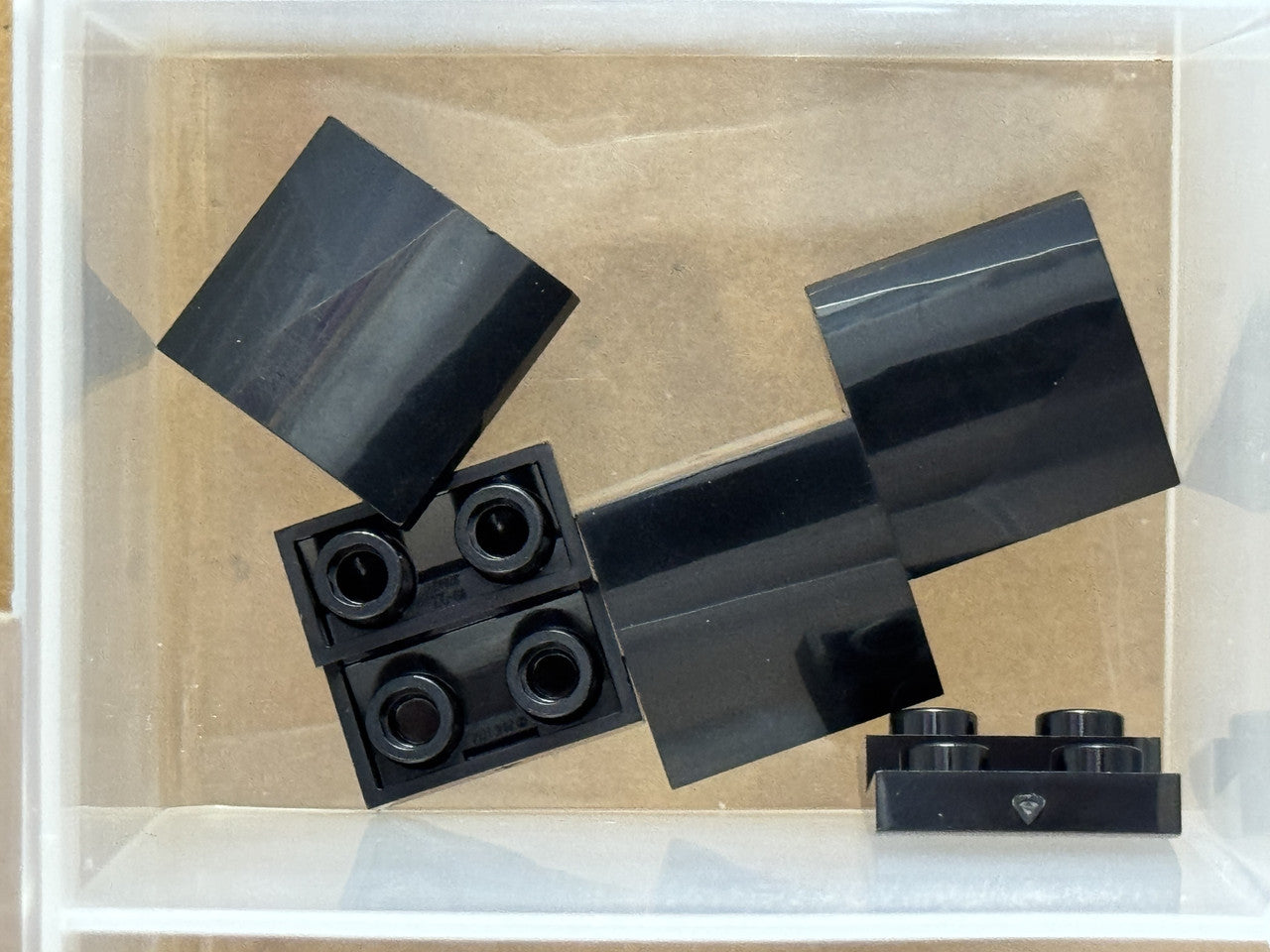 LEGO Parts - Black Slope, Curved 2 x 2 x 2/3 Inverted - No 32803 - QTY 5