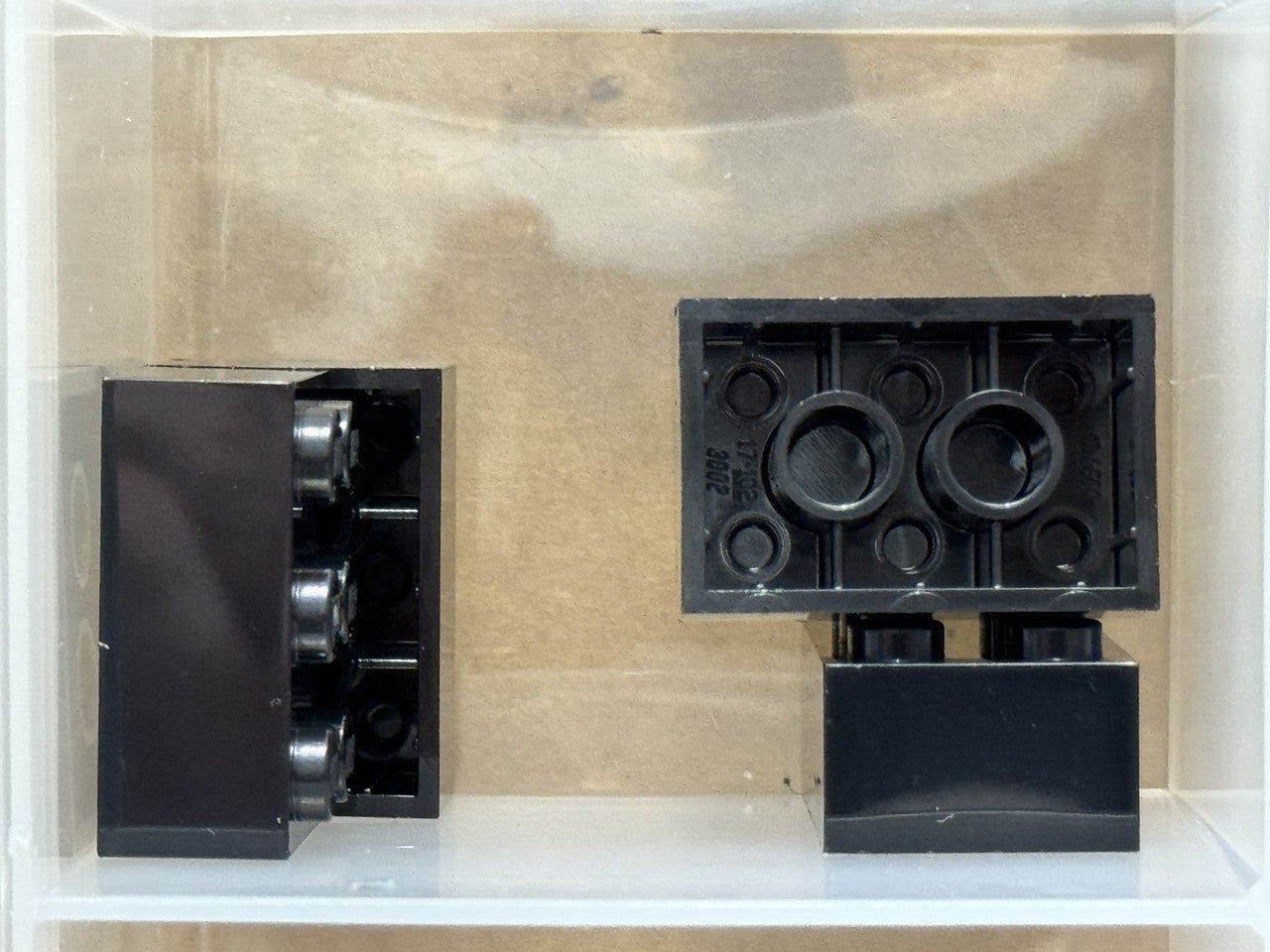 LEGO Parts - Black Brick 2 x 3 - No 3002 - QTY 5