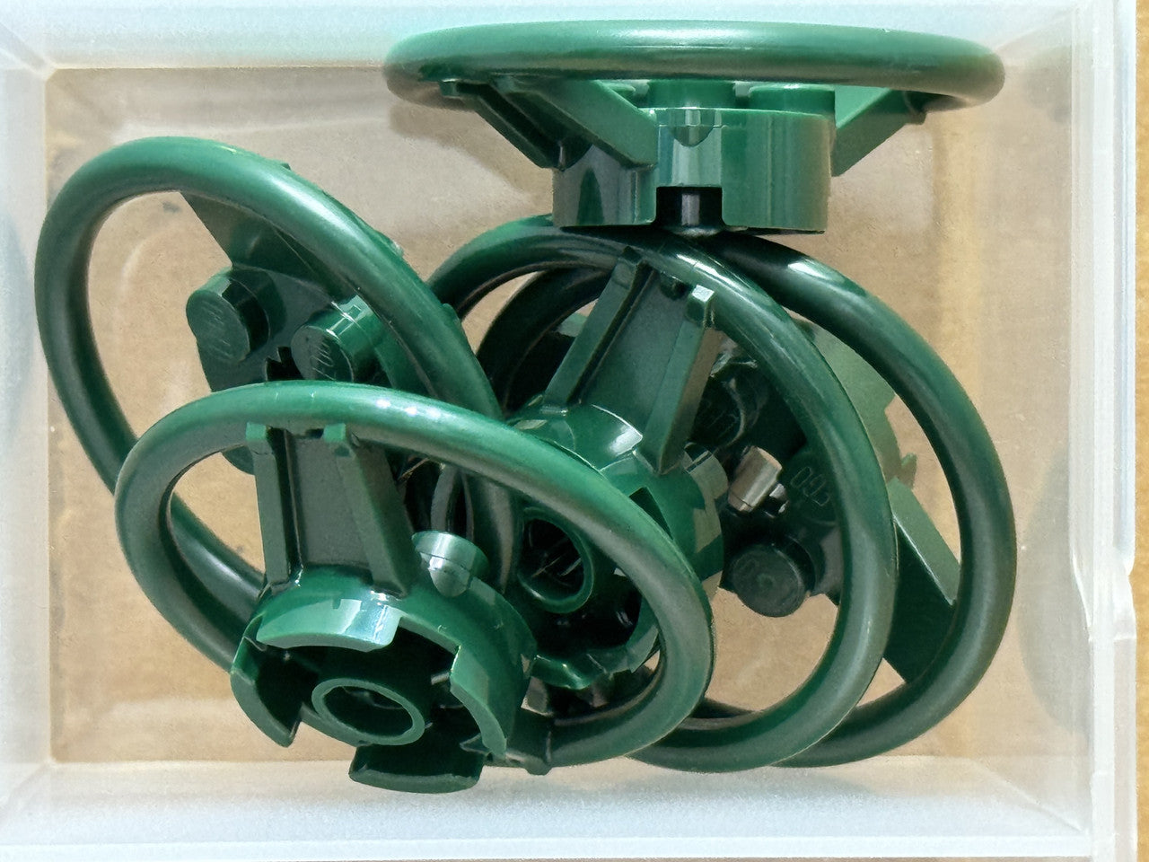 LEGO Parts - Dark Green Vehicle, Steering Wheel 2 x 2 - No 67811 - QTY 5