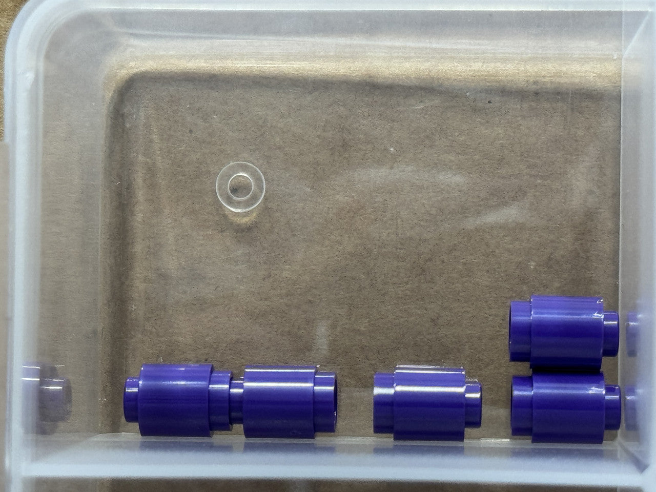 LEGO Parts - Dark Purple Brick, Round 1 x 1 - No 3062 - QTY 5