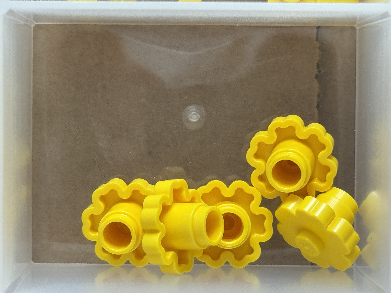 LEGO Parts - Yellow Plant Flower 2 x 2 Rounded - Solid Stud - No 98262 - QTY 5