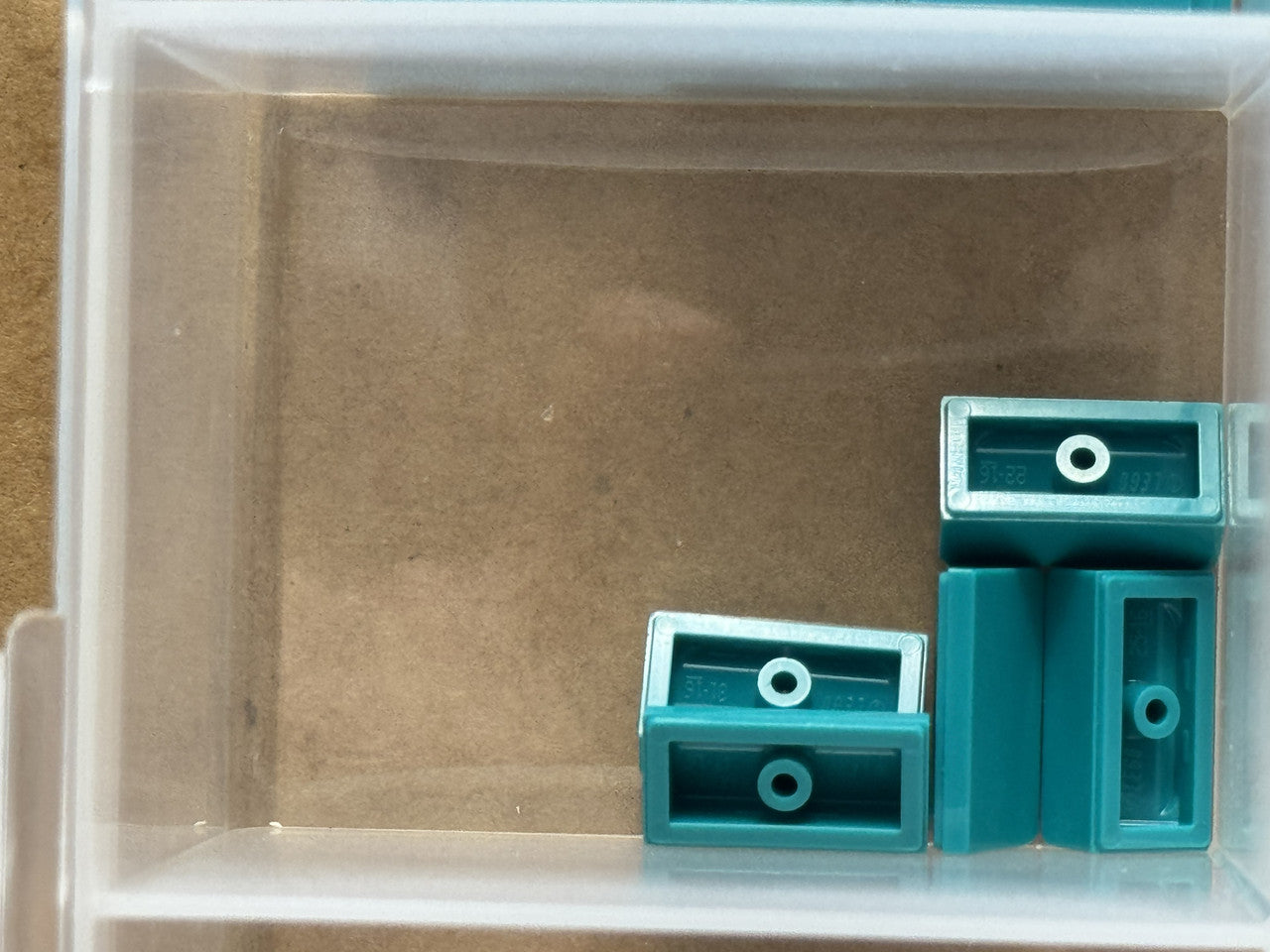 LEGO Parts - Dark Turquoise Slope 30 1 x 2 x 2/3 - No 85984 - QTY 5