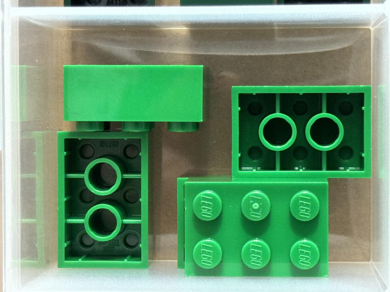 LEGO Parts - Green Brick 2 x 3 - No 3002 - QTY 5
