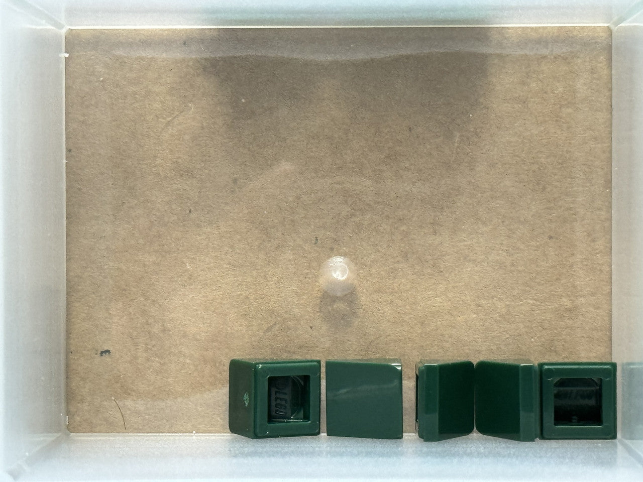 LEGO Parts - Dark Green Slope 30 1 x 1 x 2/3 - No 54200 - QTY 5