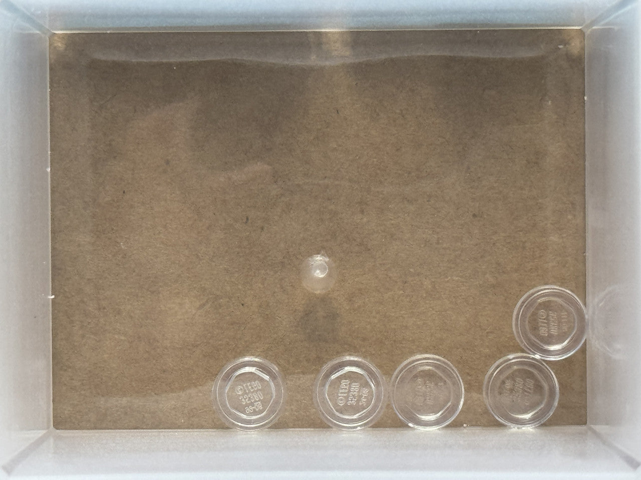 LEGO Parts - Trans-Clear Tile, Round 1 x 1 - No 98138 - QTY 5