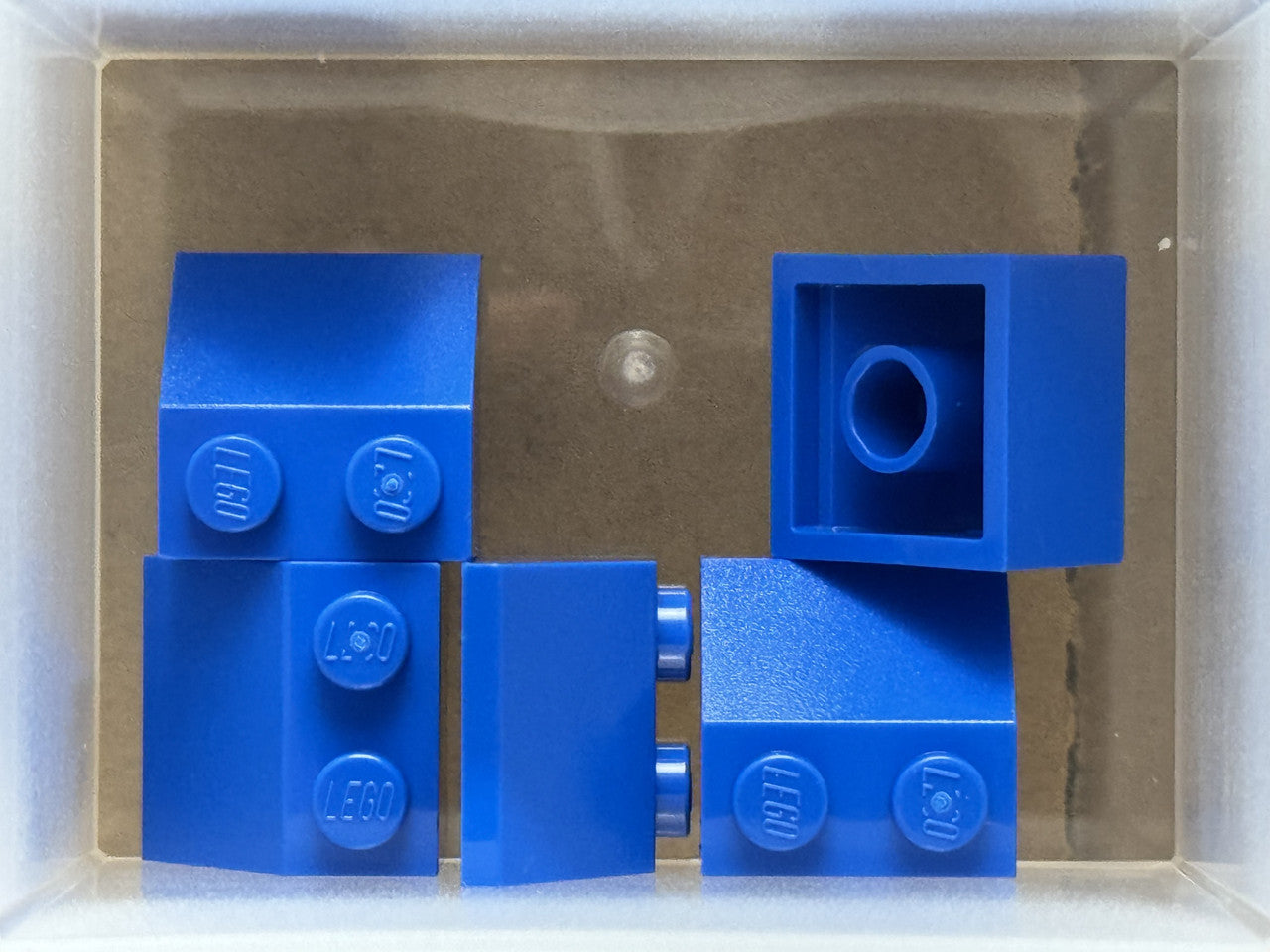 LEGO Parts - Blue Slope 45 2 x 2 - No 3039 - QTY 5