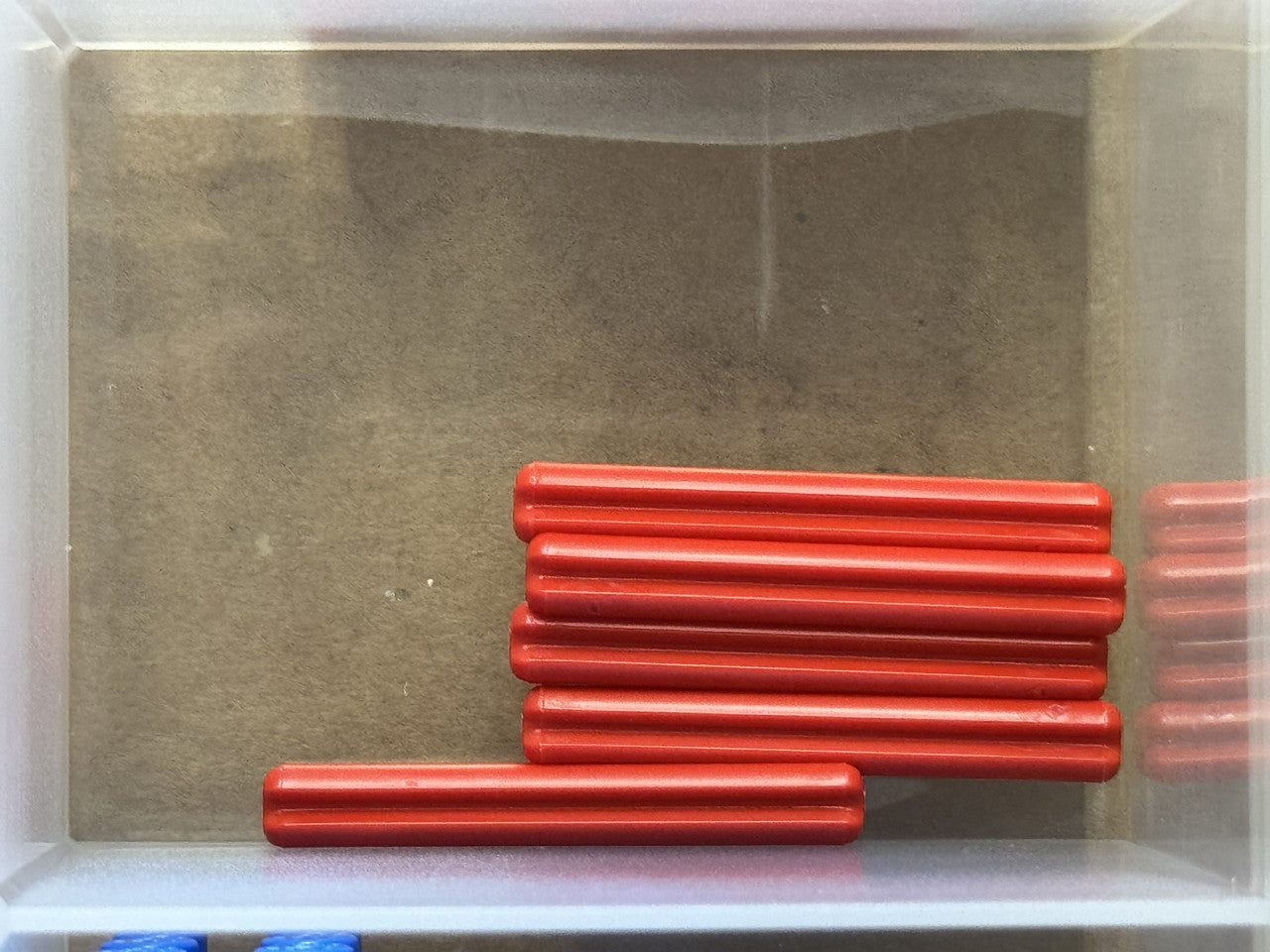 LEGO Parts - Red Technic, Axle 4L - No 3705 - QTY 5
