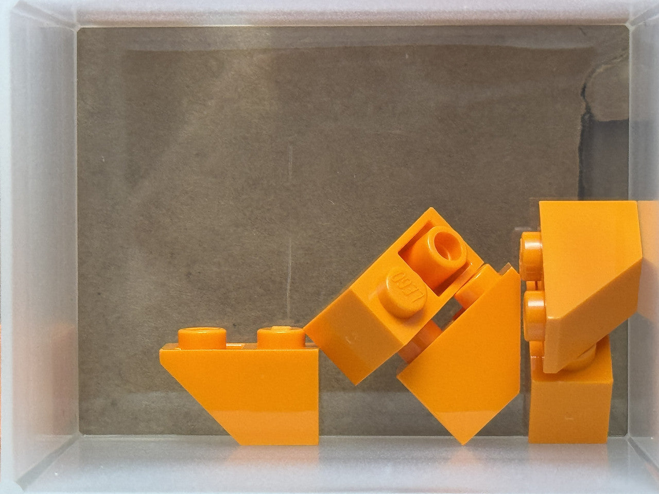 LEGO Parts - Orange Slope, Inverted 45 2 x 1 - No 3665 - QTY 5