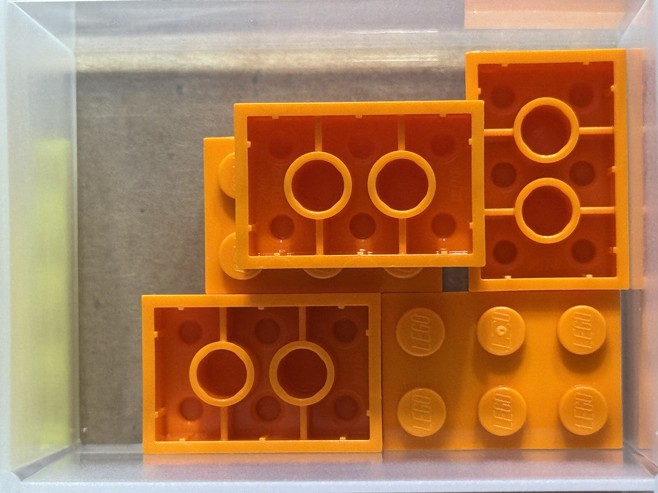LEGO Parts - Orange Brick 2 x 3 - No 3002 - QTY 5
