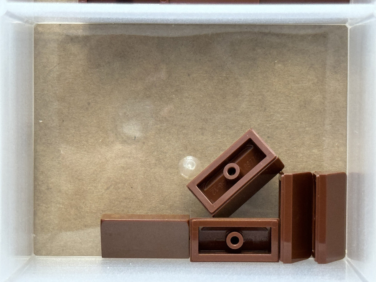 LEGO Parts - Reddish Brown Slope 30 1 x 2 x 2/3 - No 85984 - QTY 5