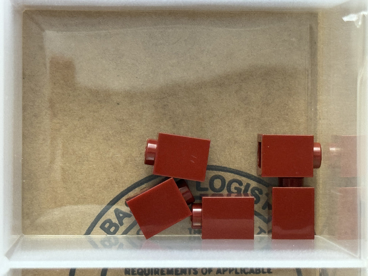 LEGO Parts - Dark Red Brick 1 x 1 - No 3005 - QTY 5