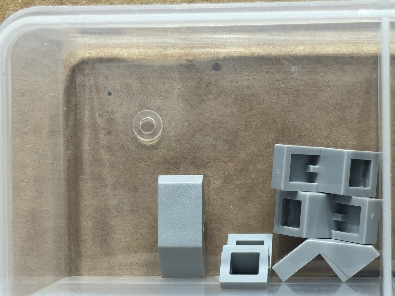 LEGO Parts - Light Bluish Gray Slope 45 2 x 1 Cutout wo Stud - No 28192 - QTY 5