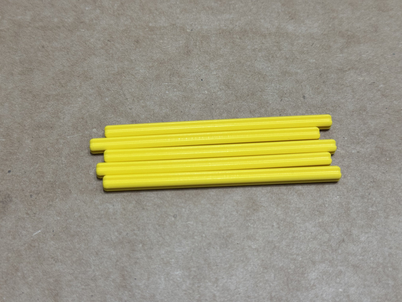LEGO Parts - Yellow Technic, Axle 9L - No 60485 - QTY 5