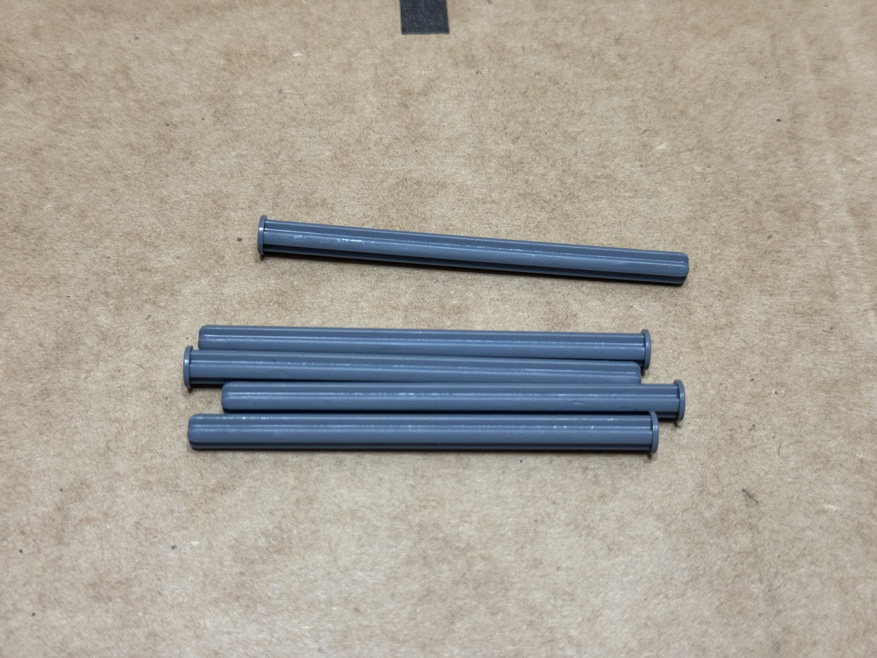 LEGO Parts - Dark Bluish Gray Technic, Axle 8L with Stop - No 55013 - QTY 5