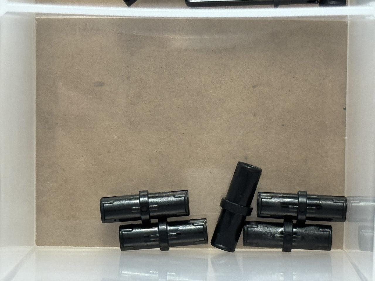 LEGO Parts - Black Technic, Pin with Short Friction Ridges - No 2780 - QTY 5