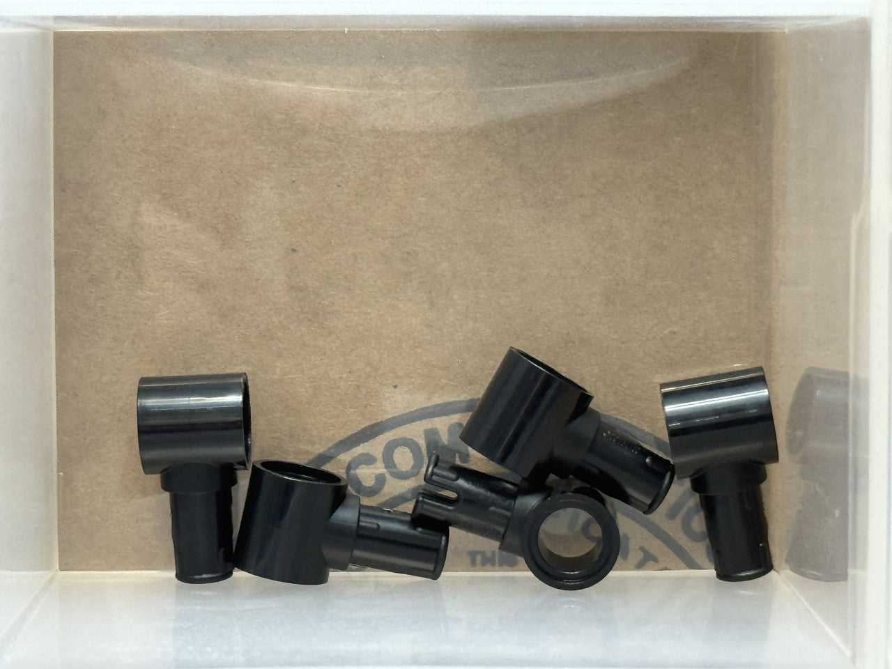 LEGO Parts - Black Technic, Pin with Pin Hole - No 15100 - QTY 5