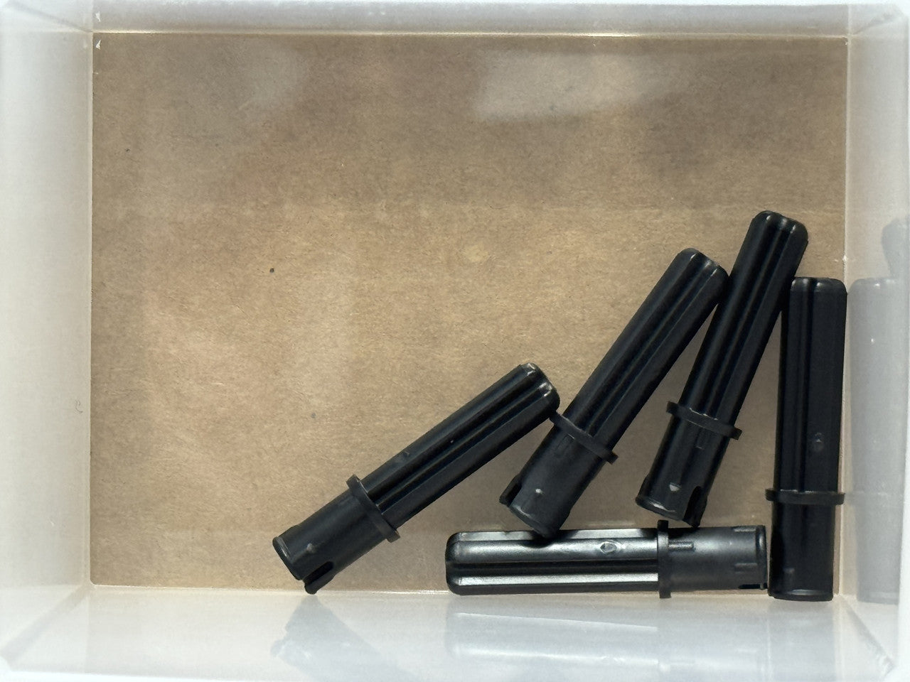 LEGO Parts - Black Technic, Axle 2L with Pin - No 18651 - QTY 5