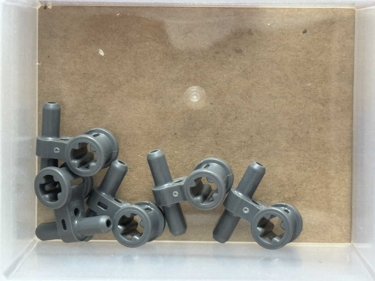 LEGO Parts - Dark Bluish Gray Pneumatic Hose Connector - No 99021 - QTY 5