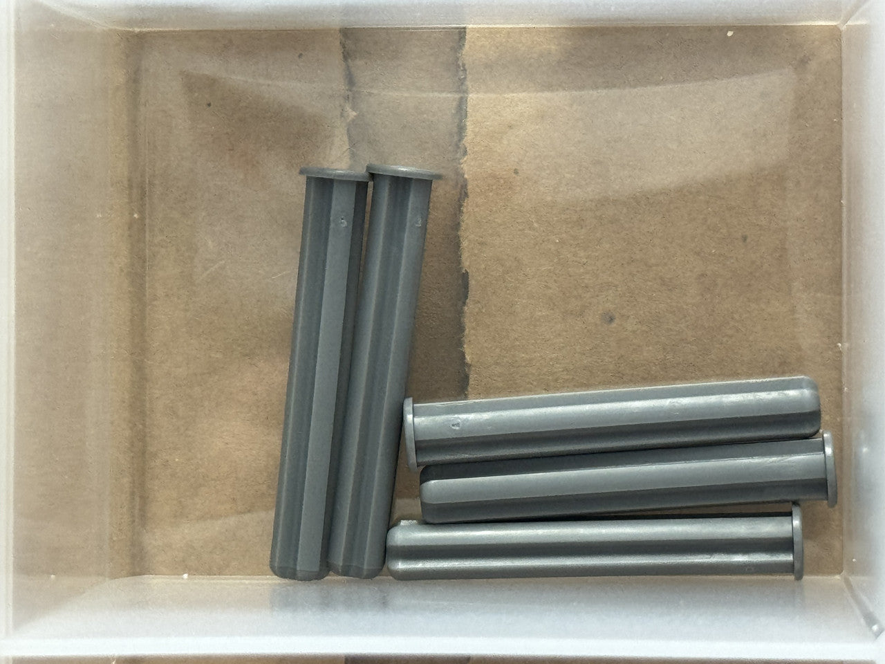 LEGO Parts - Dark Bluish Gray Technic, Axle 4L with Stop - No 87083 - QTY 5