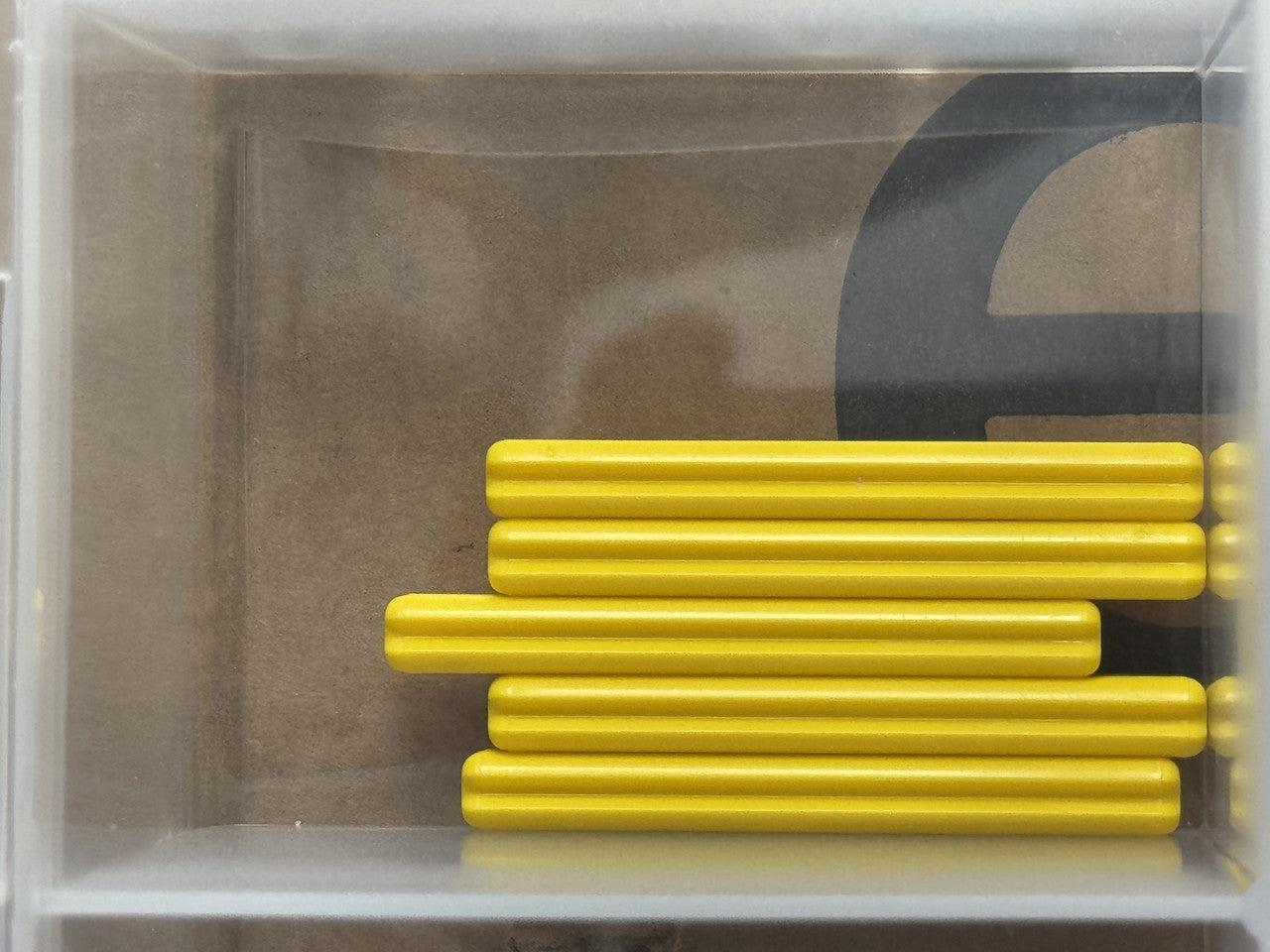 LEGO Parts - Yellow Technic, Axle 5L - No 32073 - QTY 5