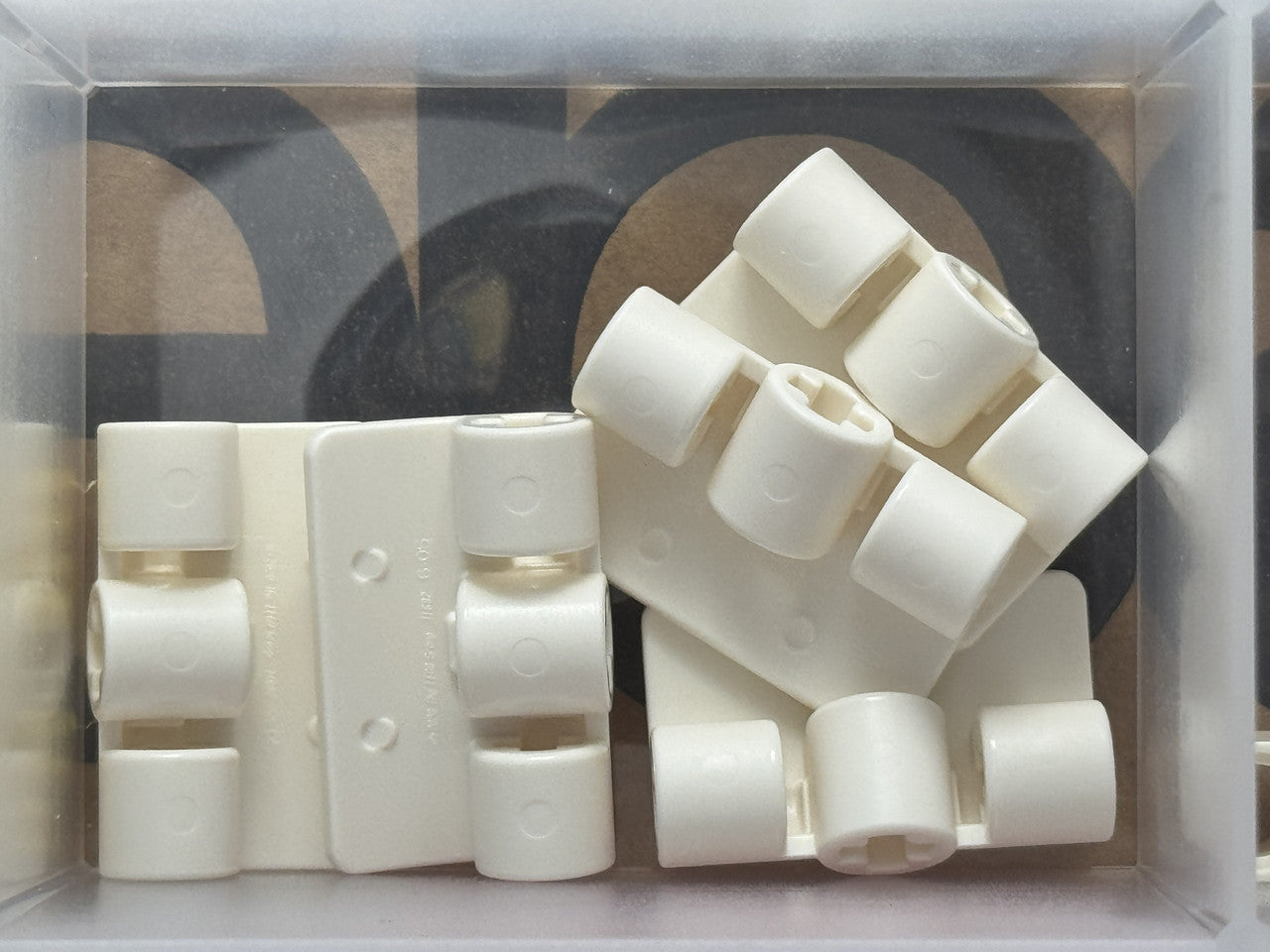 LEGO Parts - White Technic, Panel Curved 2 x 3 x 1 - No 71682 - QTY 5