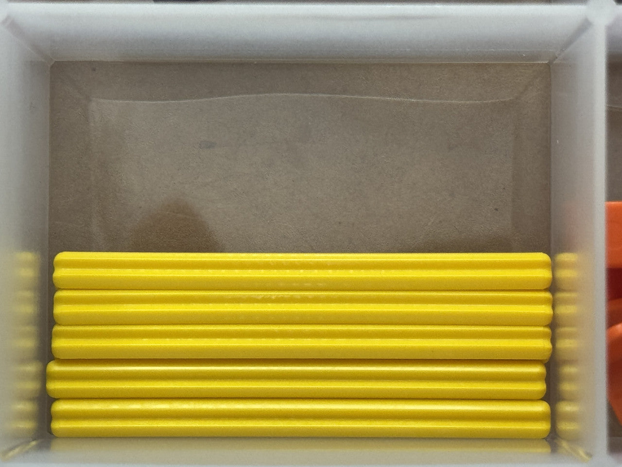 LEGO Parts - Yellow Technic, Axle 7L - No 44294 - QTY 5