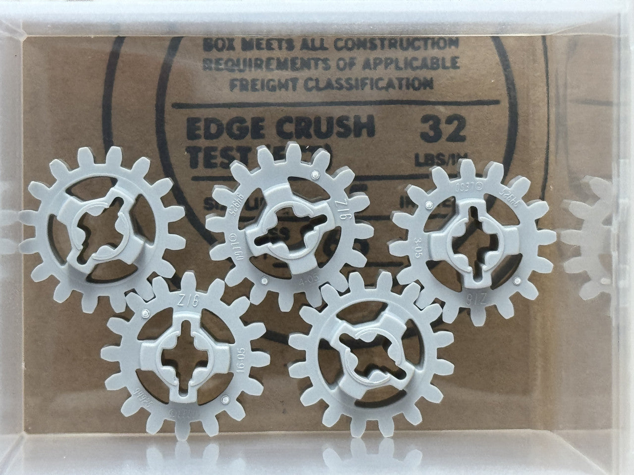 LEGO Parts - Light Bluish Gray Technic, Gear 16 Tooth - No 94925 - QTY 5