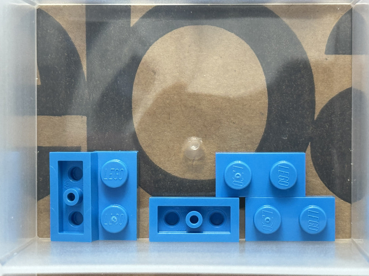 LEGO Parts - Dark Azure Plate 1 x 2 - No 3023 - QTY 5