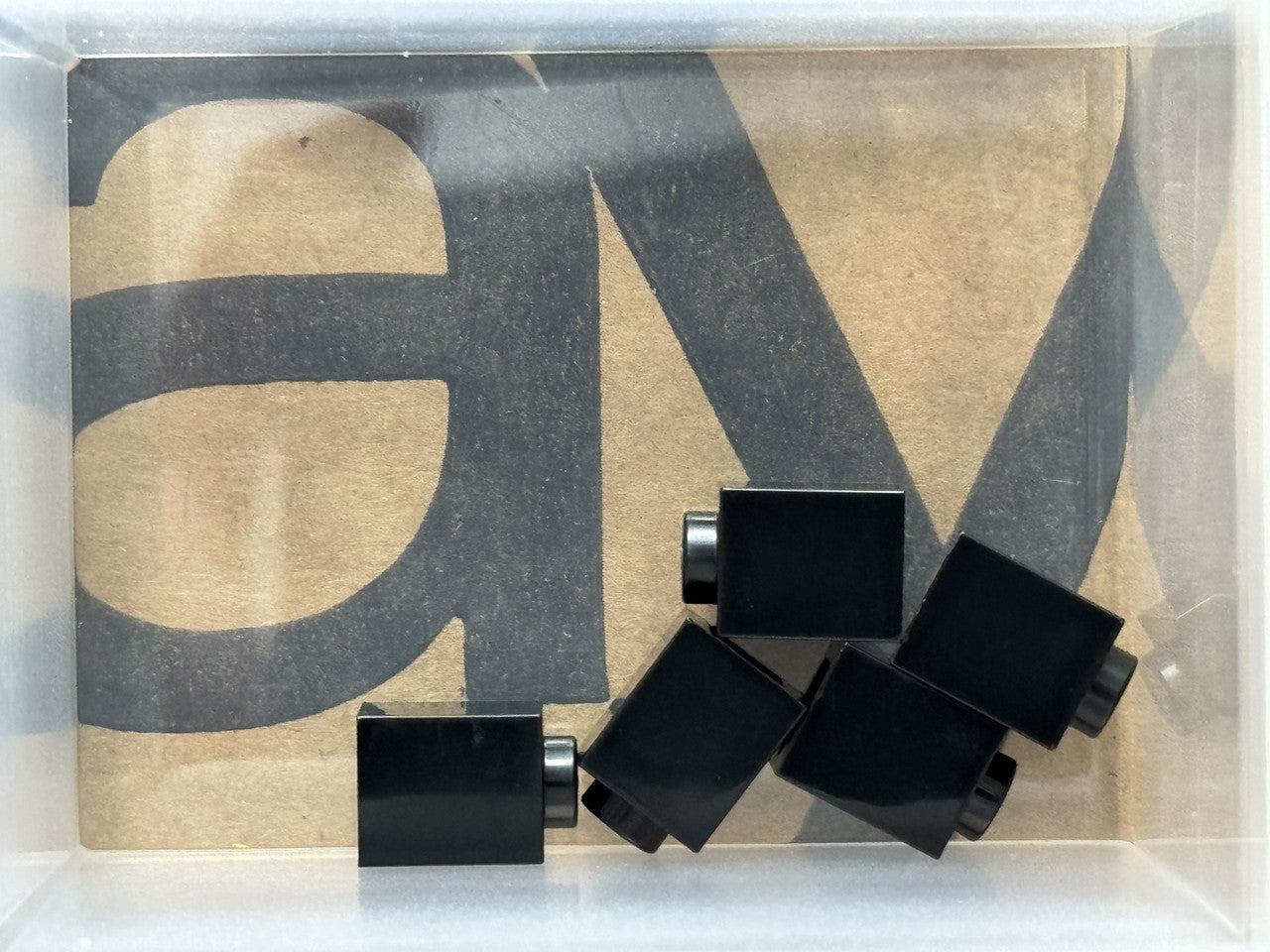 LEGO Parts - Black Brick 1 x 1 - No 3005 - QTY 5