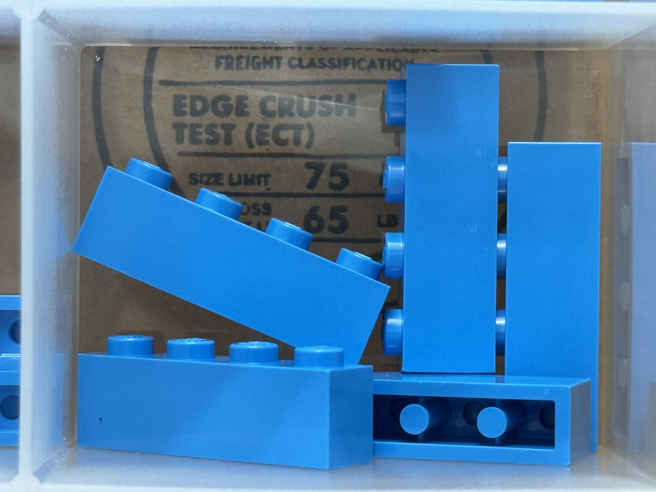 LEGO Parts - Dark Azure Brick 1 x 4 - No 3010 - QTY 5