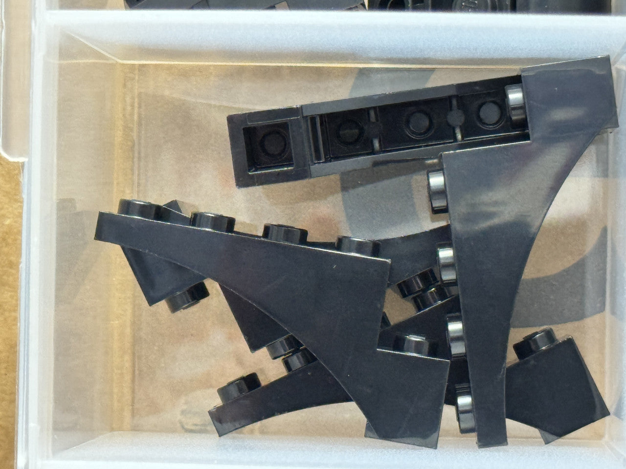 LEGO Parts - Black Arch 1 x 5 x 2 Raised - No 3572 - QTY 5