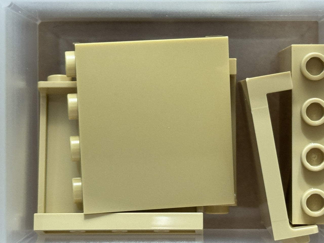 LEGO Parts - Tan Panel 1 x 4 x 3 with Side Supports - No 60581 - QTY 5
