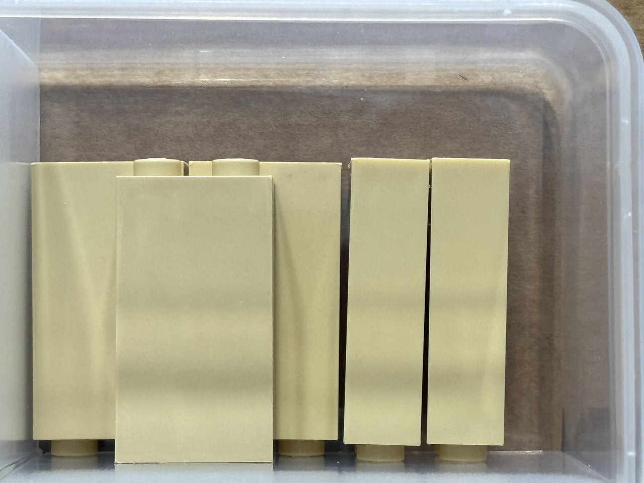 LEGO Parts - Tan Brick 1 x 2 x 3 - No 22886 - QTY 5