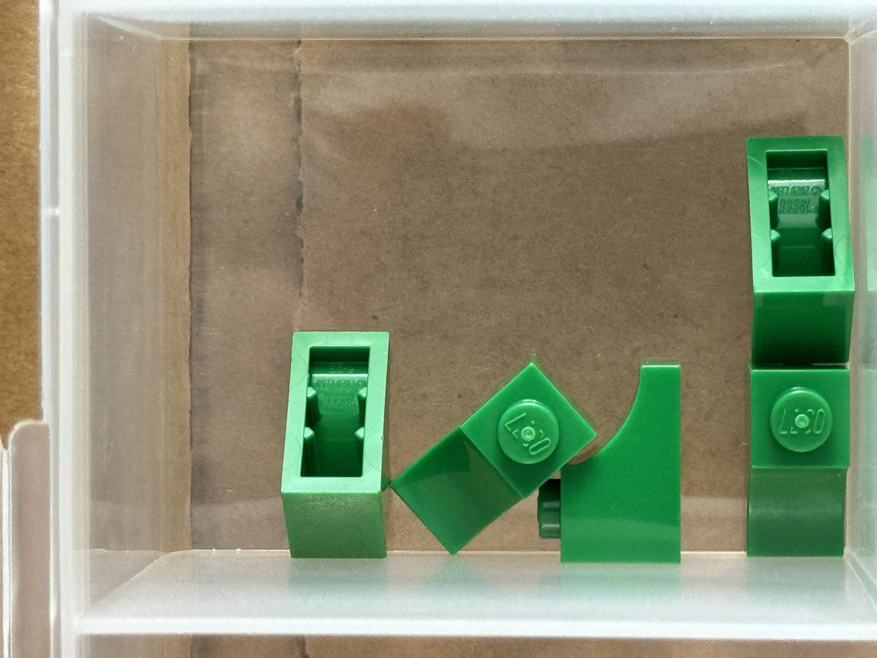 LEGO Parts - Green Arch 1 x 2 Inverted - No 78666 - QTY 5