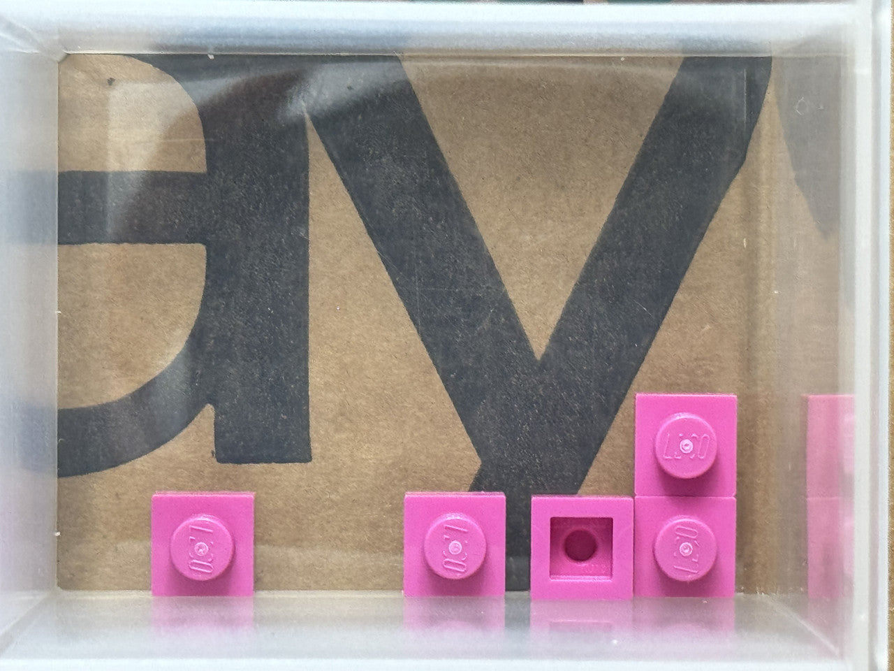 LEGO Parts - Dark Pink Plate 1 x 1 - No 3024 - QTY 5
