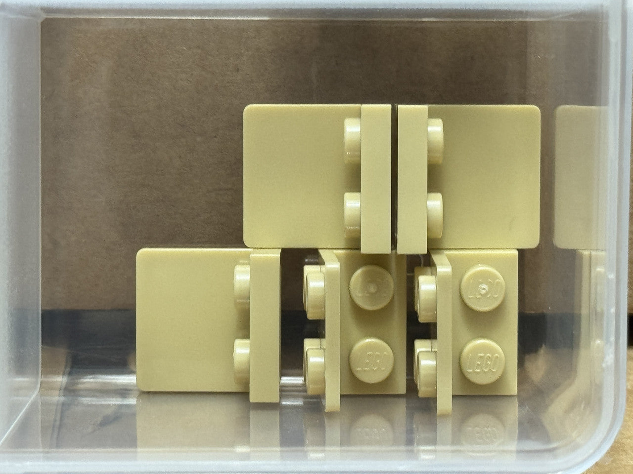 LEGO Parts - Tan Bracket 1 x 2 - 2 x 2 Inverted - No 99207 - QTY 5