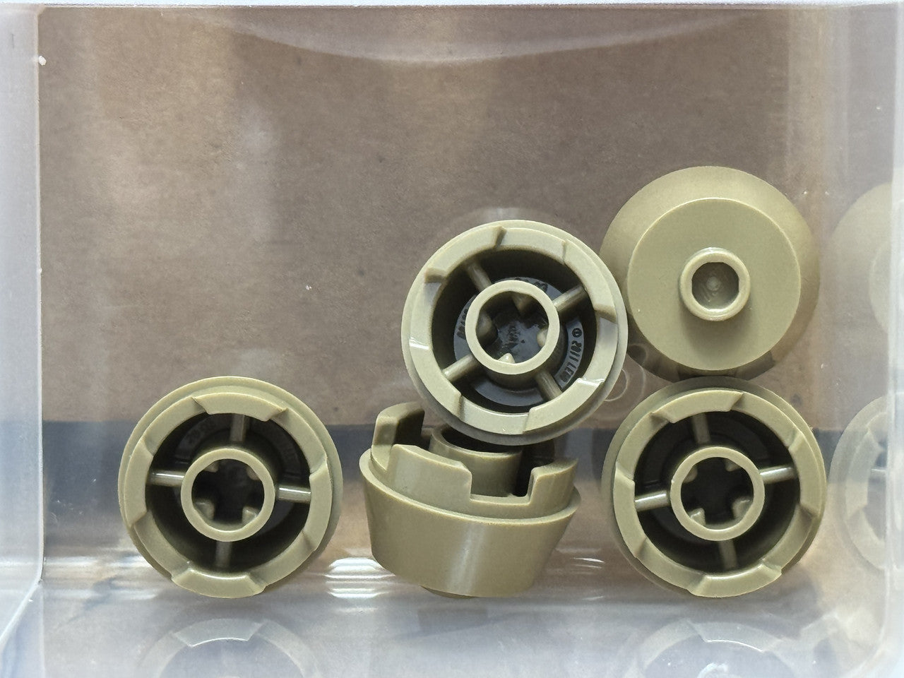 LEGO Parts - Dark Tan Cone 2 x 2 Truncated - No 98100 - QTY 5
