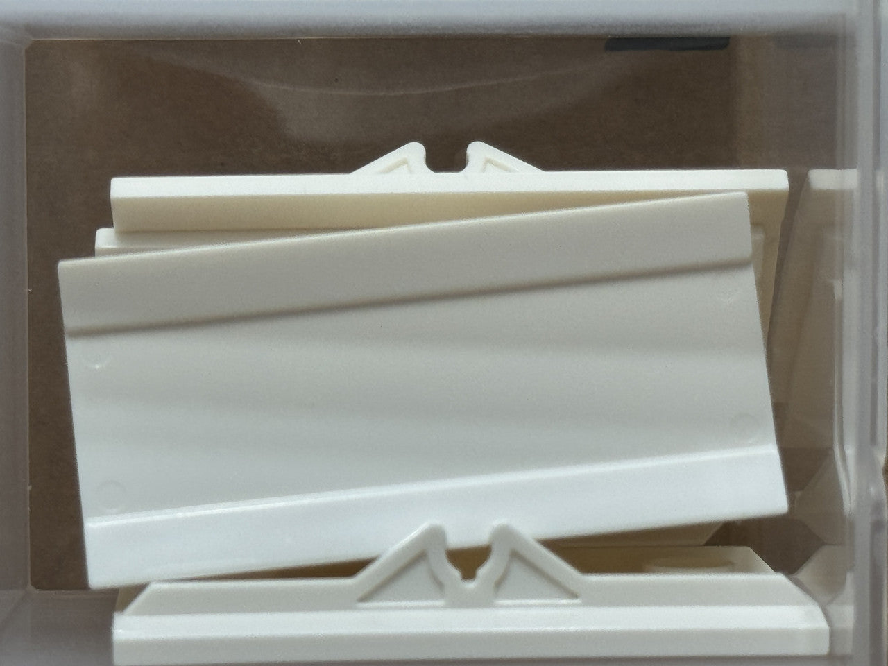 LEGO Parts - White Vehicle, Spoiler / Plow Blade 6 x 3 Hinge - No 2440 - QTY 5