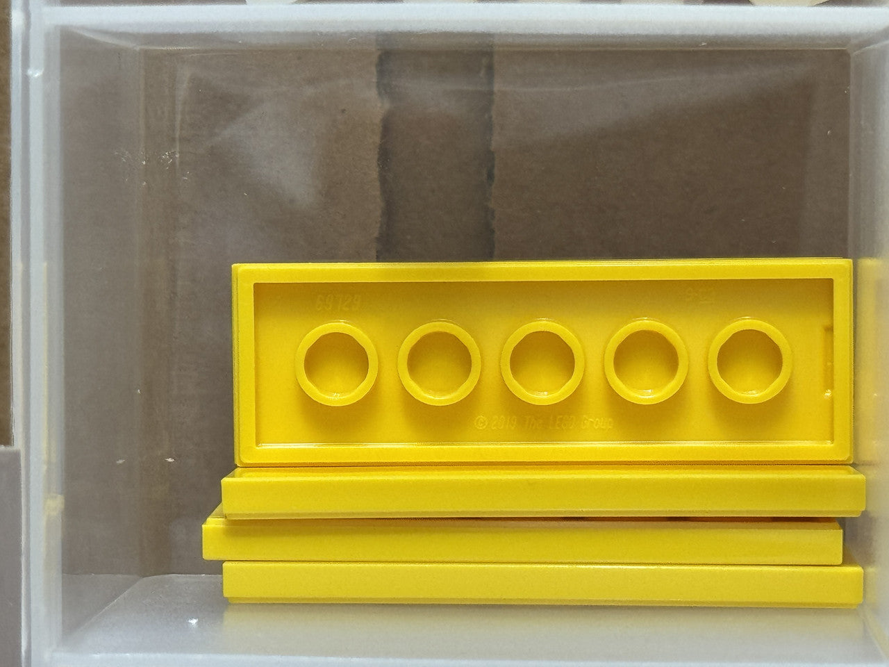 LEGO Parts - Yellow Tile 2 x 6 - No 69729 - QTY 5